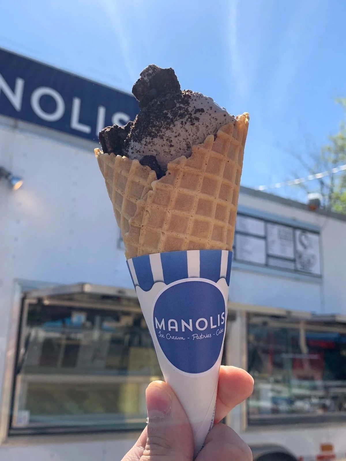 Manolis ice cream — fresh made daily
